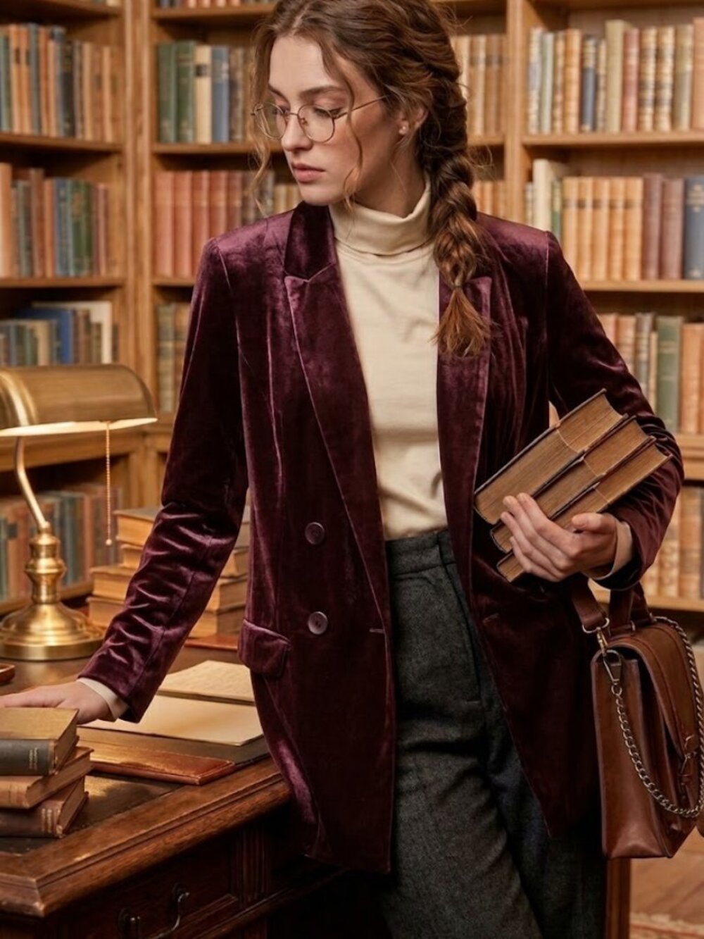 NEW Maurices Siz XS Wine Color Velvet Double Breasted Blazer Jacket NWT Poetcore